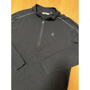 Yellowstone Club- Mens XL- Tasc Performance Carrollton  Quarter Zip Mens Black